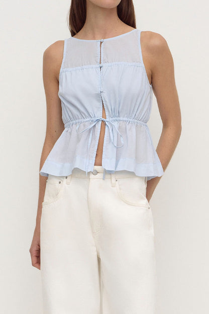 Assembly Label | Suzie Top - Powder Blue