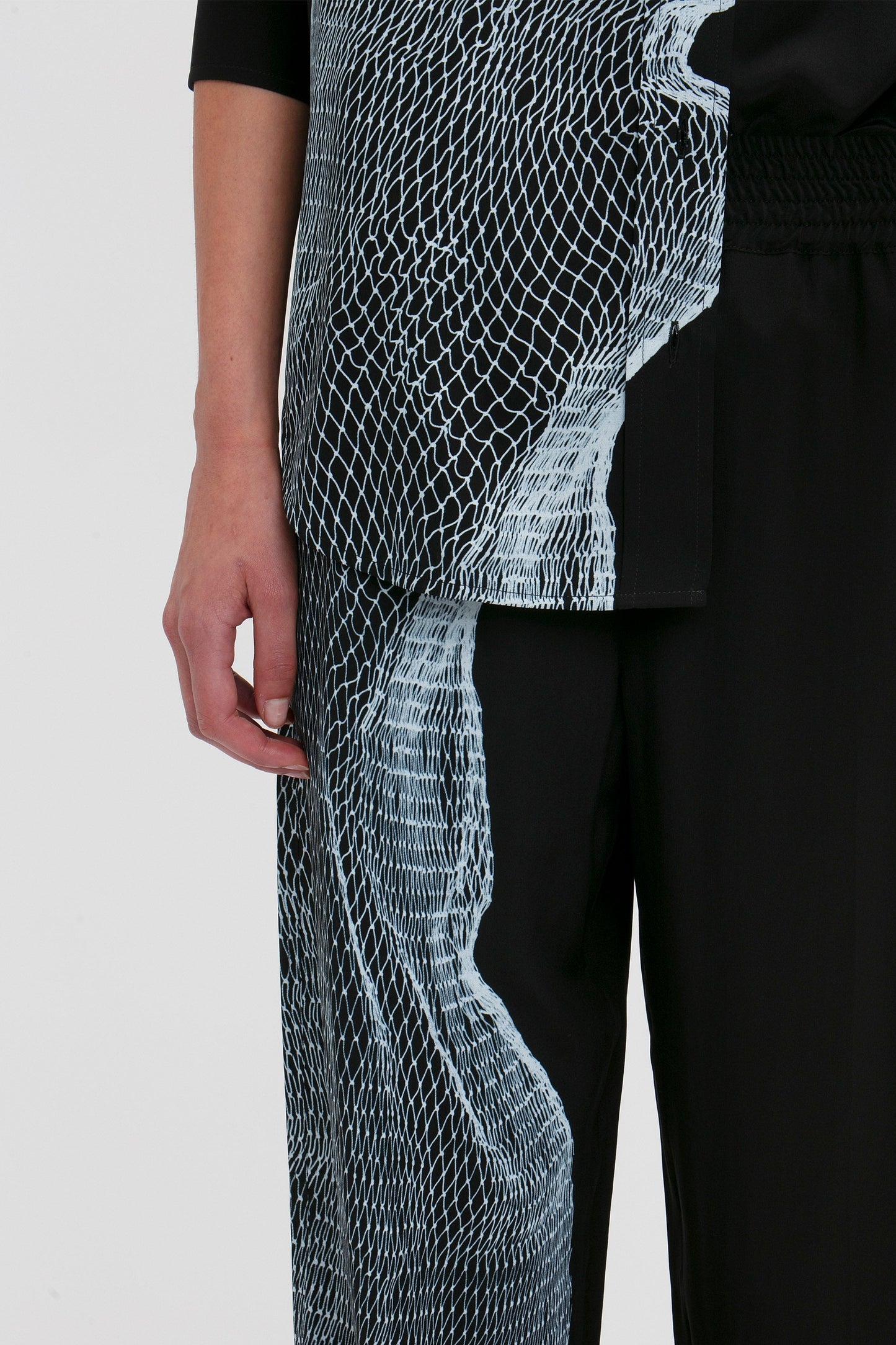 Victoria Beckham | Pyjama Trouser - Black/White