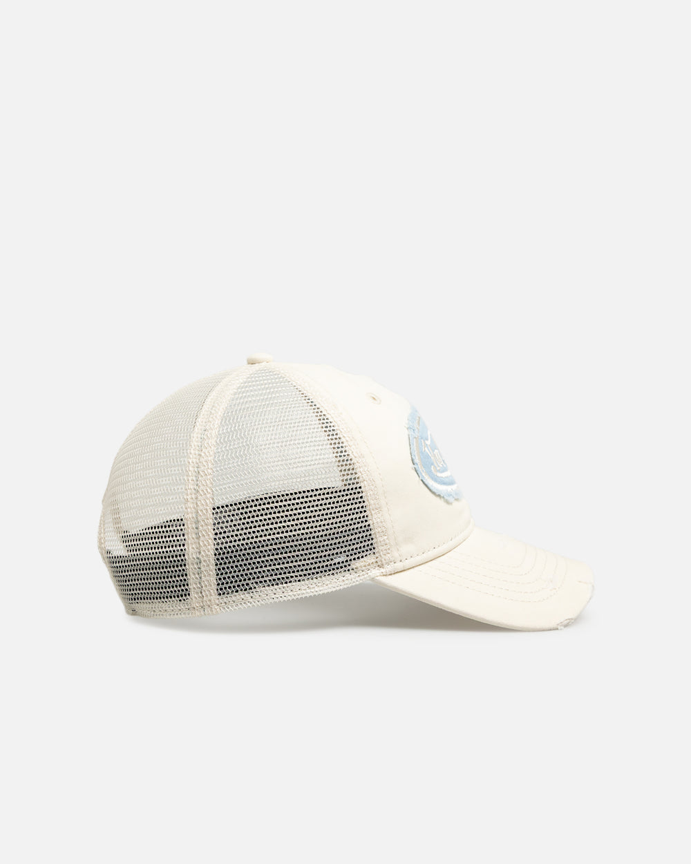 Von Dutch | Distressed Trucker - Ecru / Light Blue