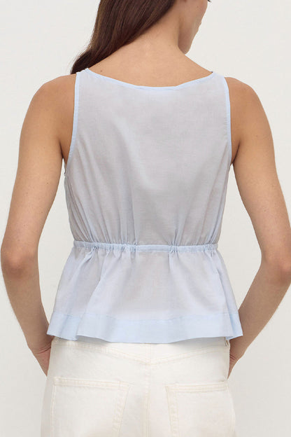 Assembly Label | Suzie Top - Powder Blue