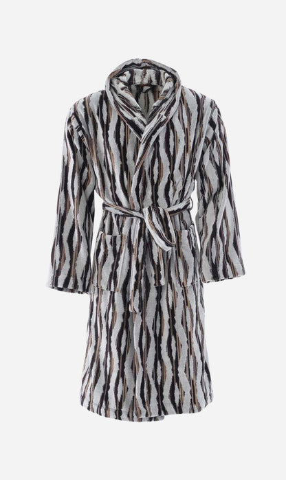 Innate | Hooded Bathrobe - Ripple Dark
