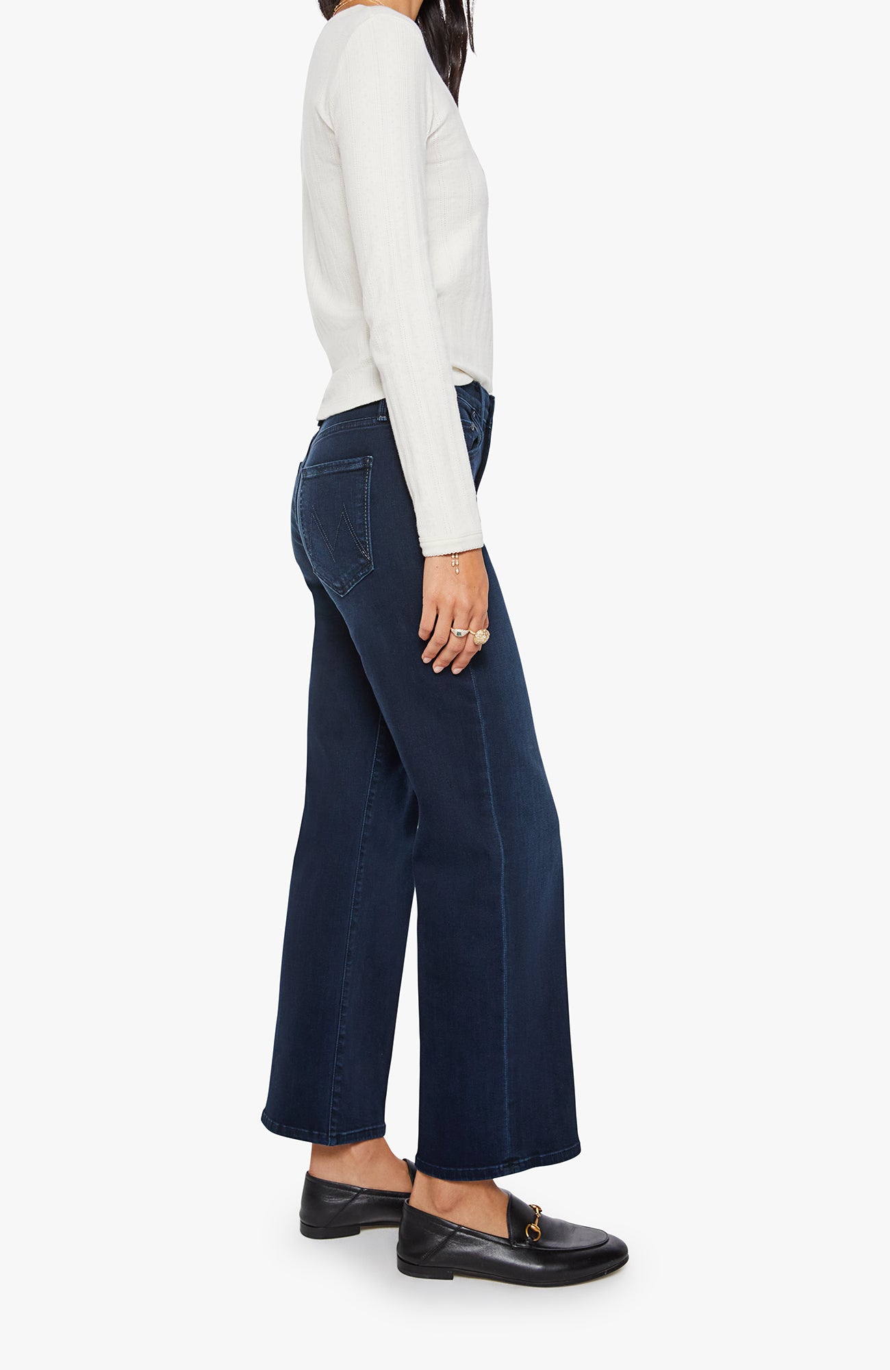 Mother Denim | The Mid Rise Rambler Zip Ankle - Chip On My Shoulder