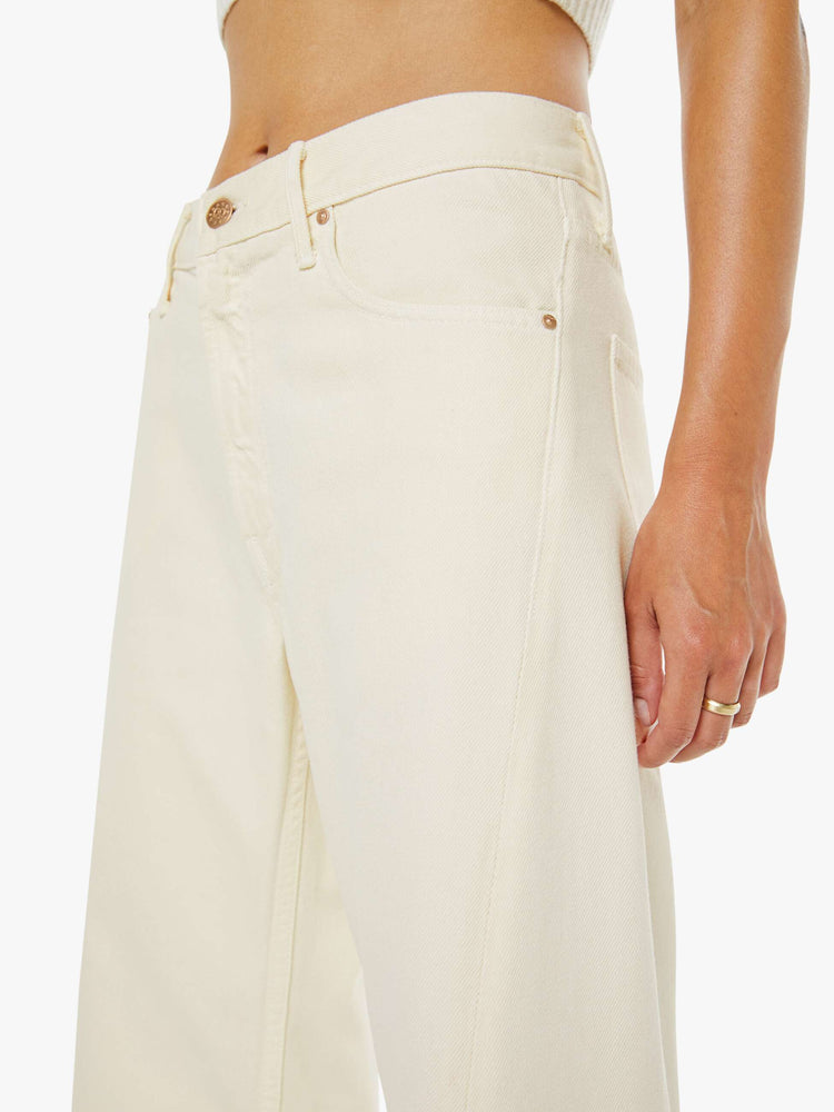 Mother Denim | The Lemon Twist Sneak - Natural
