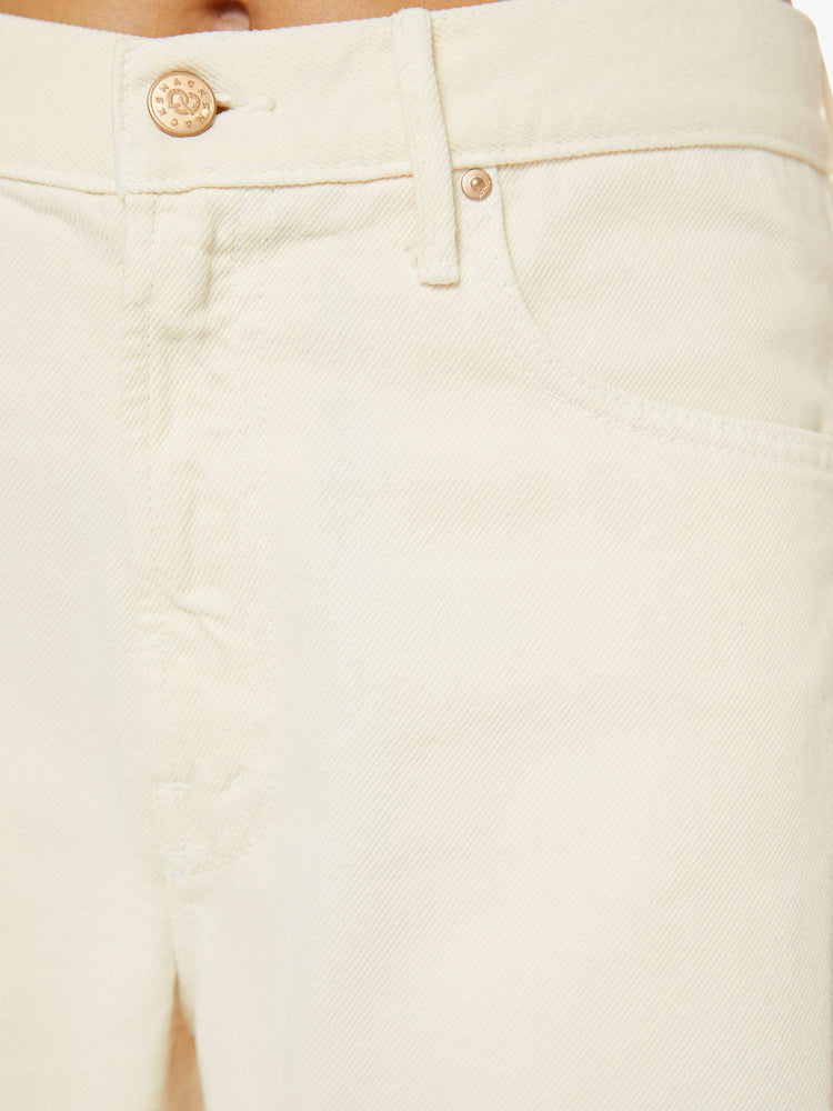 Mother Denim | The Lemon Twist Sneak - Natural
