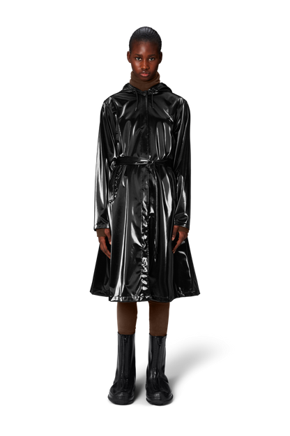 Rains | A-Line Longer Jacket - Night