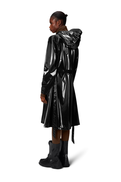 Rains | A-Line Longer Jacket - Night