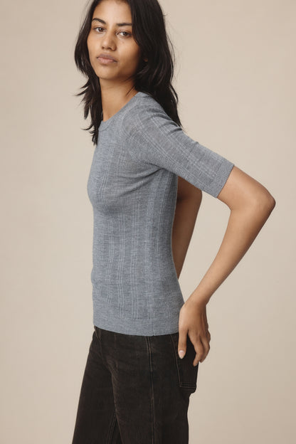 Marle | Layla Tee - Soft Charcoal