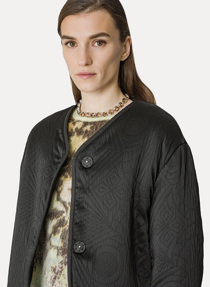 Forte Forte | Matelass Cout Spencer Jacket - Nero