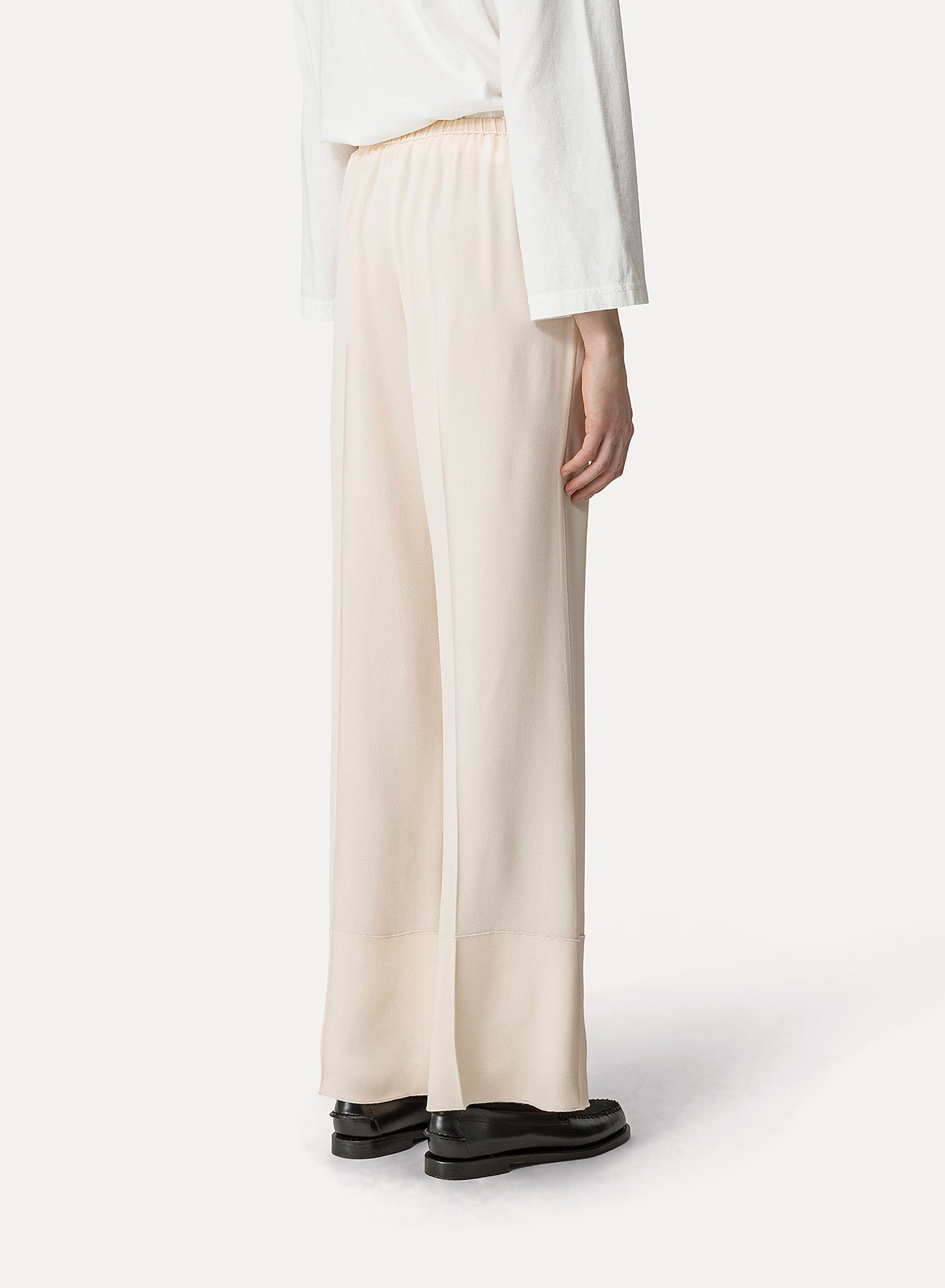 Forte Forte | Envers Satin Flared Pants - Ivory