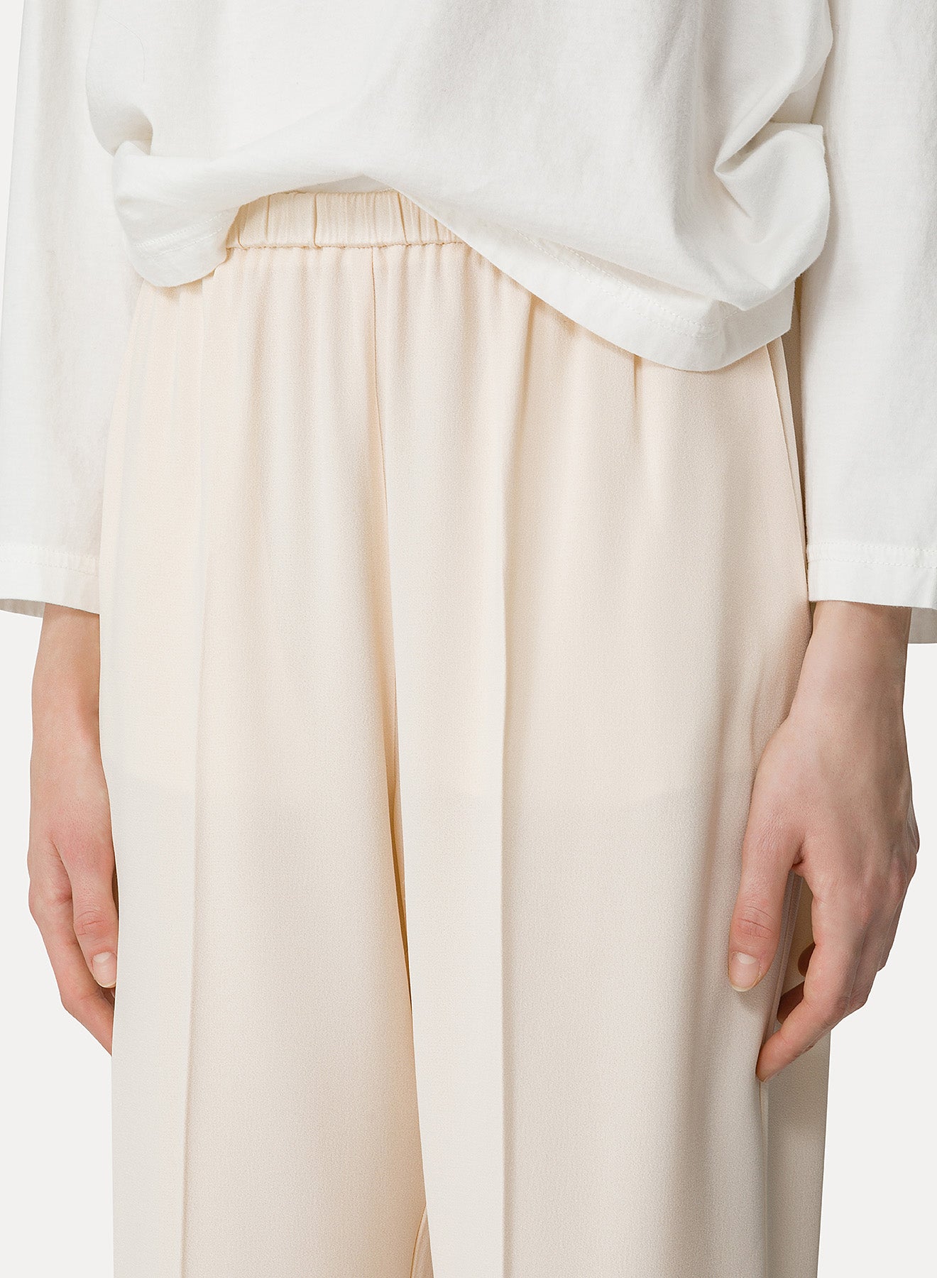Forte Forte | Envers Satin Flared Pants - Ivory