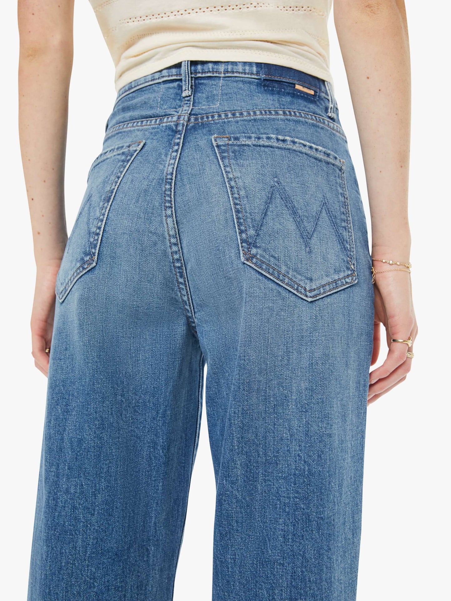 Mother | High Waisted Tunnel Vision Sneak - Girls Just Want To Have Sun
