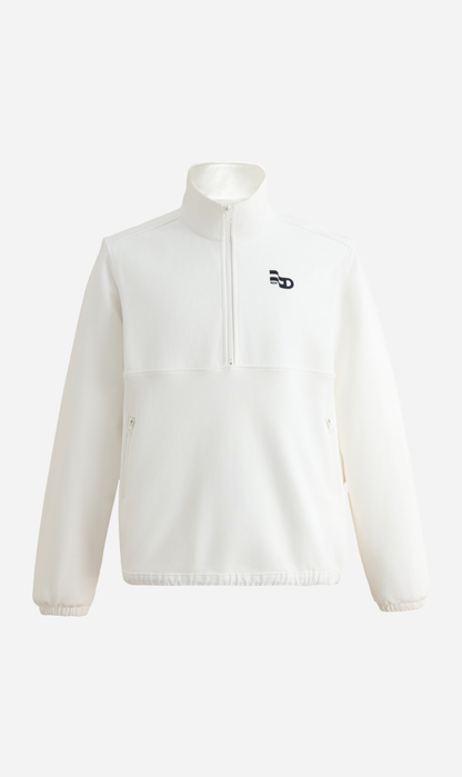 Dear Dylan | Walker Half Zip Sweater - Ivory