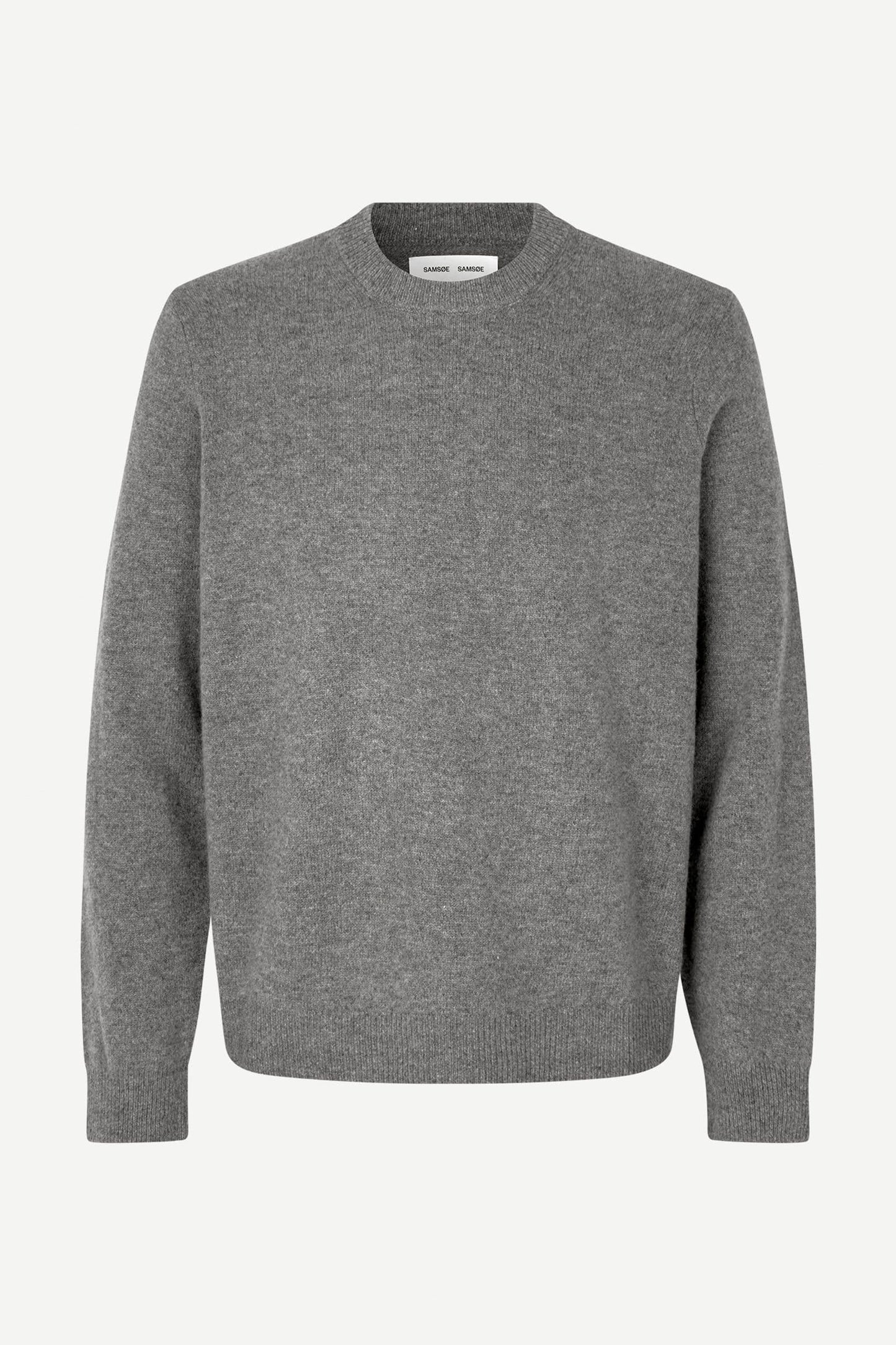 Samsoe Samsoe | Isak Knit Sweater - Dark Grey Mel.
