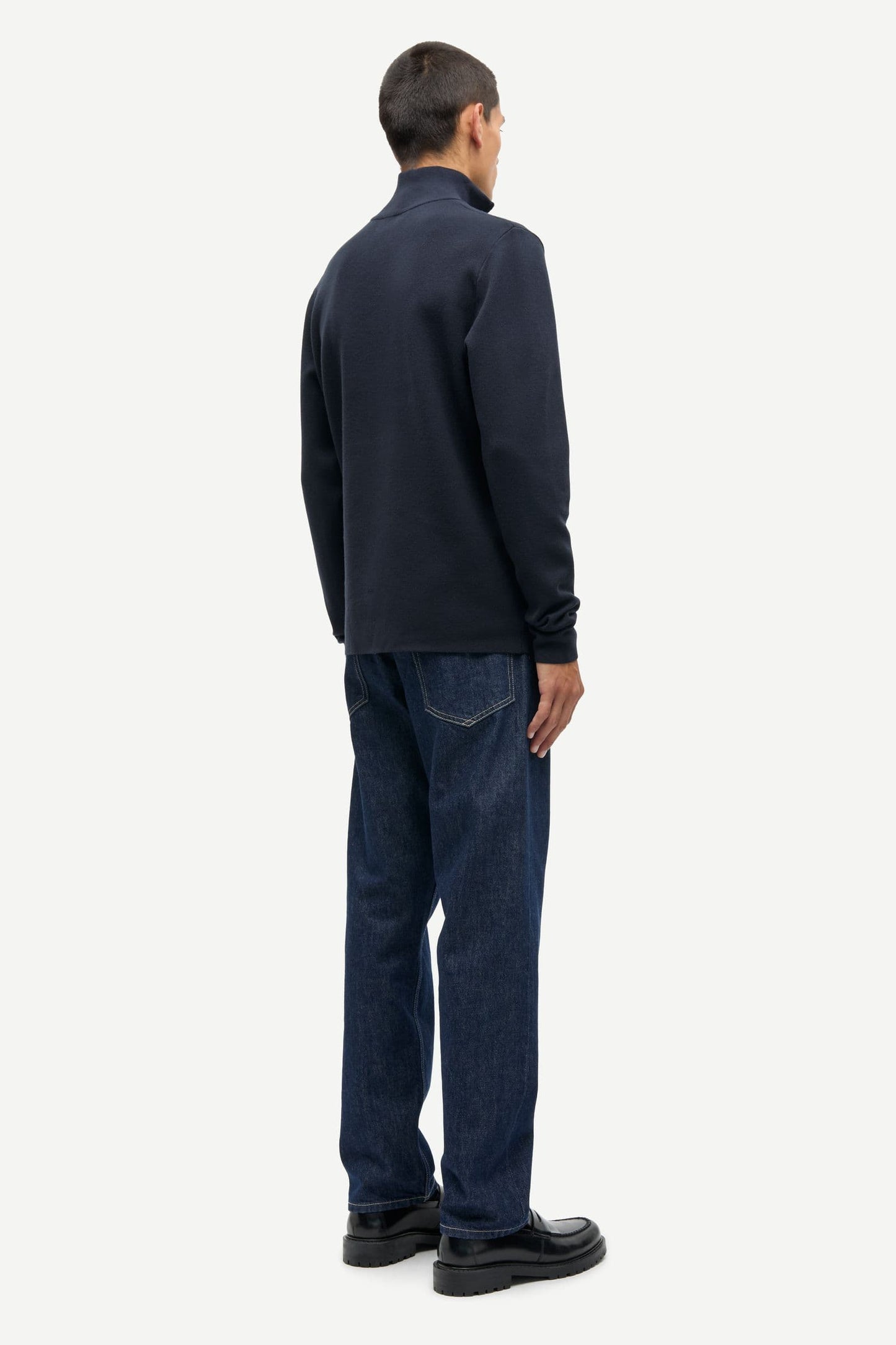 Samsoe Samsoe | Gunan Turtle Neck Zip - Sky Captain