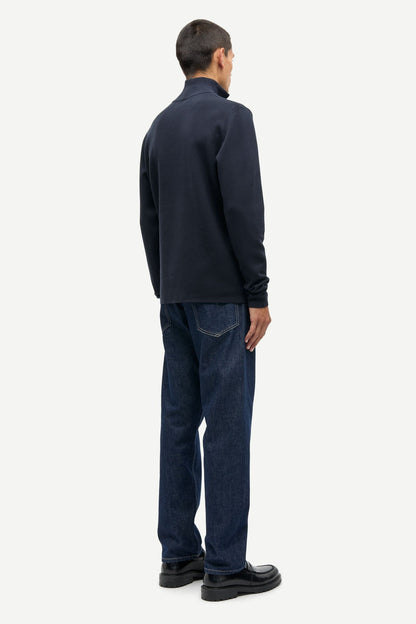 Samsoe Samsoe | Gunan Turtle Neck Zip - Sky Captain