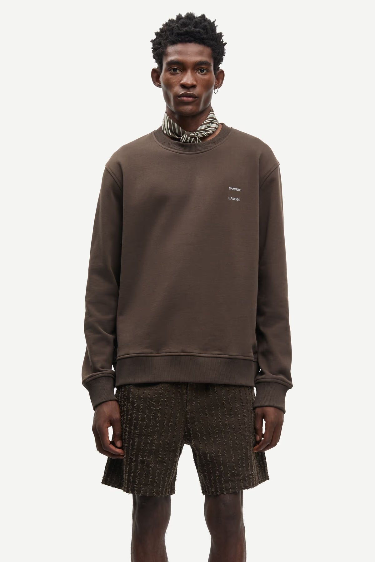 Samsoe Samsoe | Joel Crew Neck - Turkish Coffee