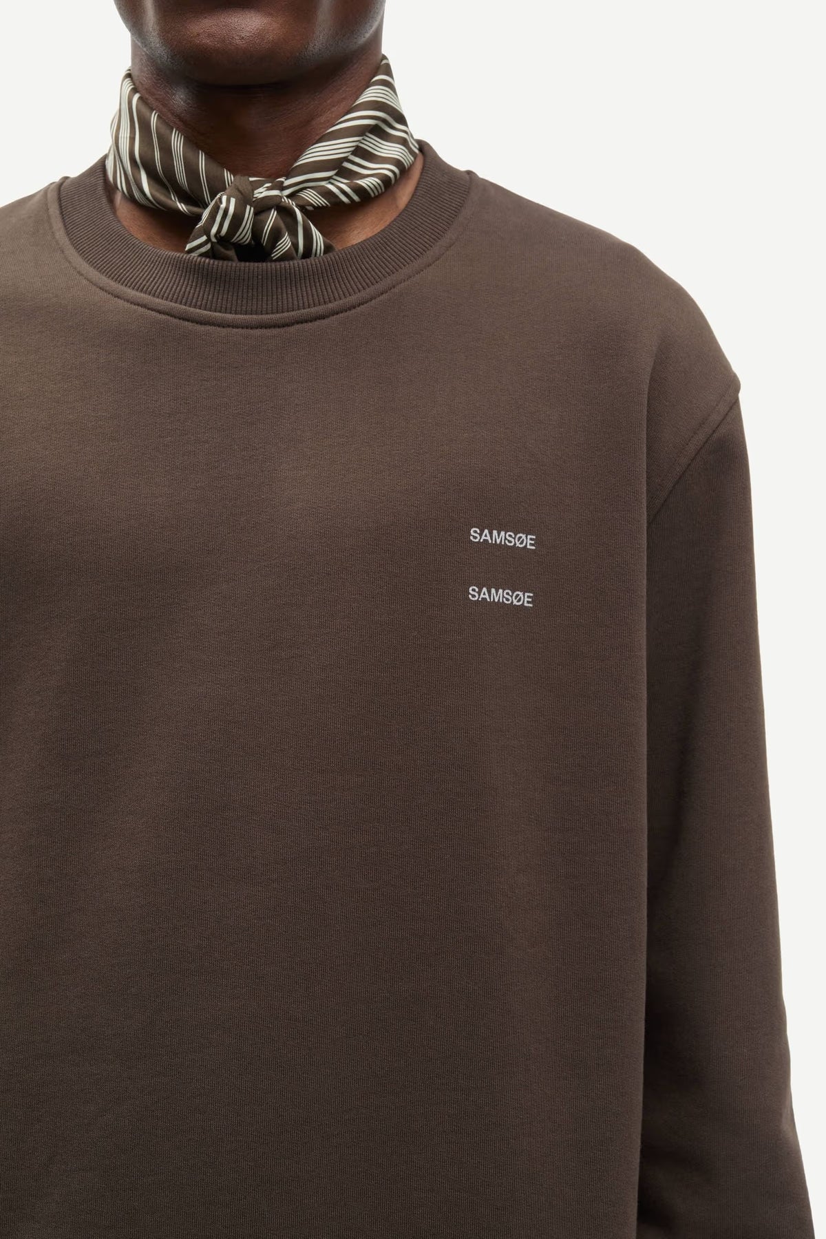 Samsoe Samsoe | Joel Crew Neck - Turkish Coffee