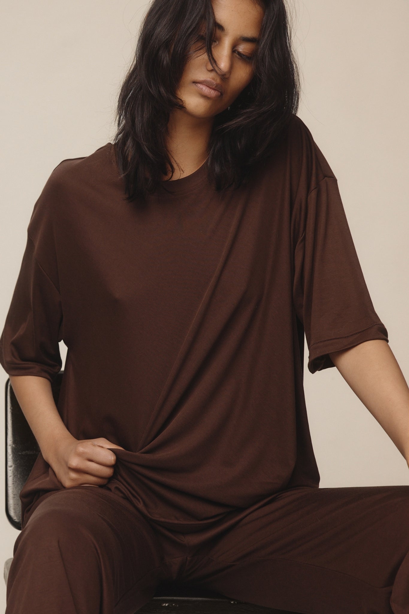 Marle | Martien Tee - Chestnut