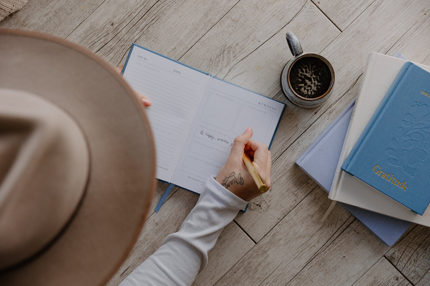 Olive + Page | 100 Days Of Gratitude - Sky Blue