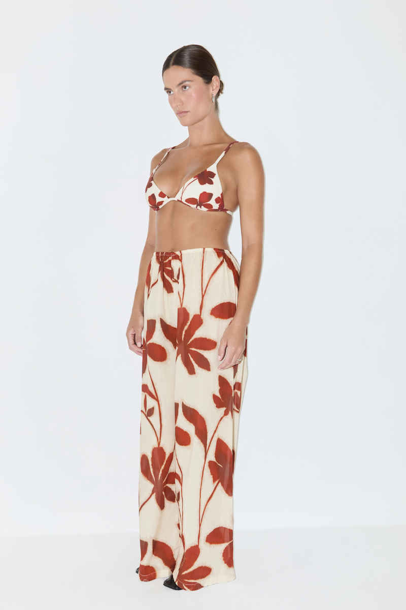 Zulu & Zephyr | Ruby Floral Cotton Pant - Ruby Floral