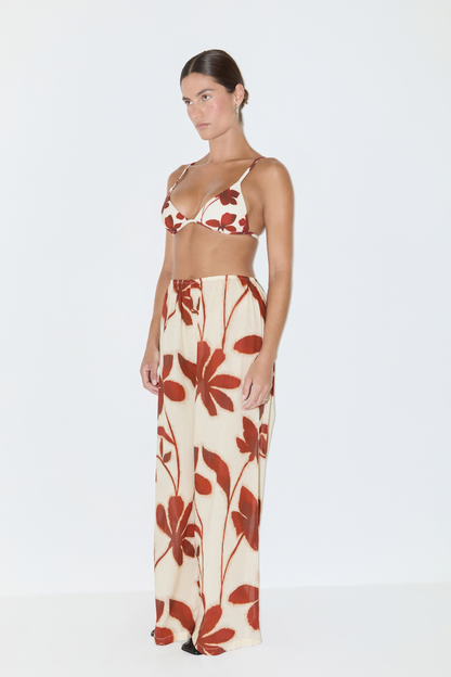 Zulu & Zephyr | Ruby Floral Cotton Pant - Ruby Floral