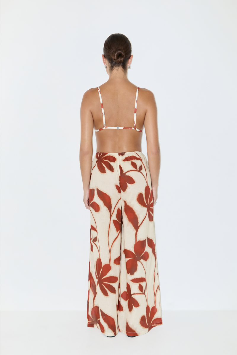 Zulu & Zephyr | Ruby Floral Cotton Pant - Ruby Floral