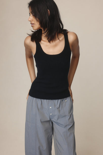 Marle | Parson Singlet - Black
