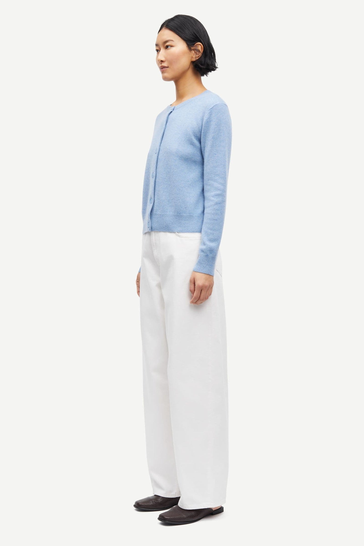 Samsoe Samsoe | Saboston Cardigan - Blue Denim Mel.