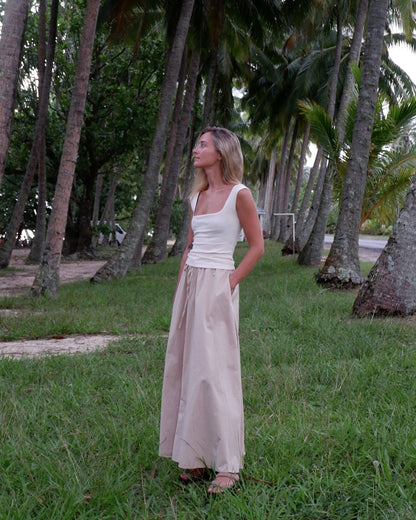 Dominique Healy | Naia Tank - Off White