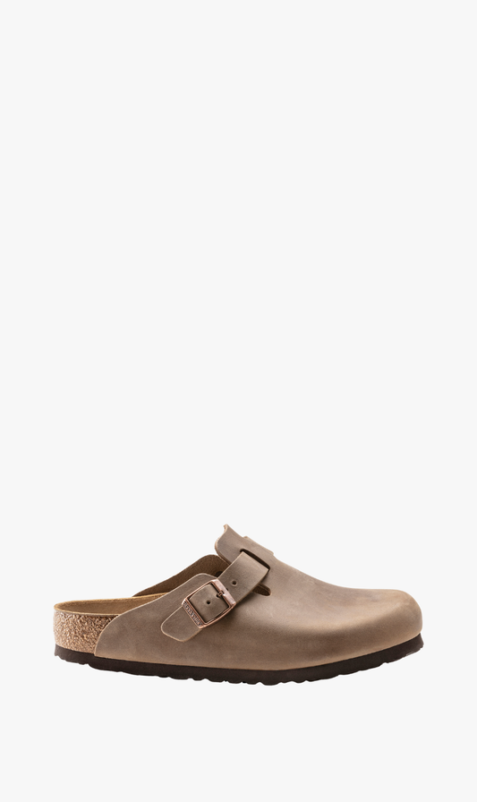 Birkenstock | Boston Oiled Leather Regular - Tobacco Brown