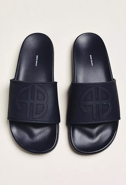 Anine Bing | Isla Slides - Marine Blue