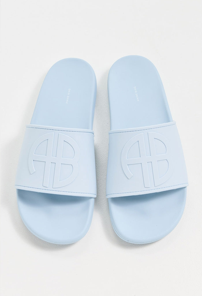 Anine Bing | Isla Slides - Pale Blue
