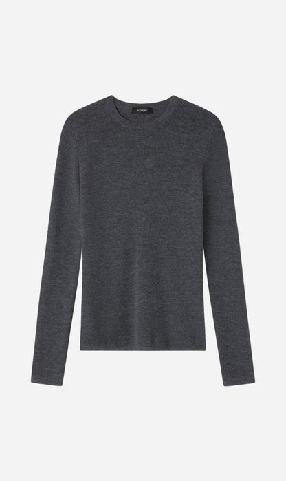 A.Emery | The Charlie Top - Mid Grey Melange