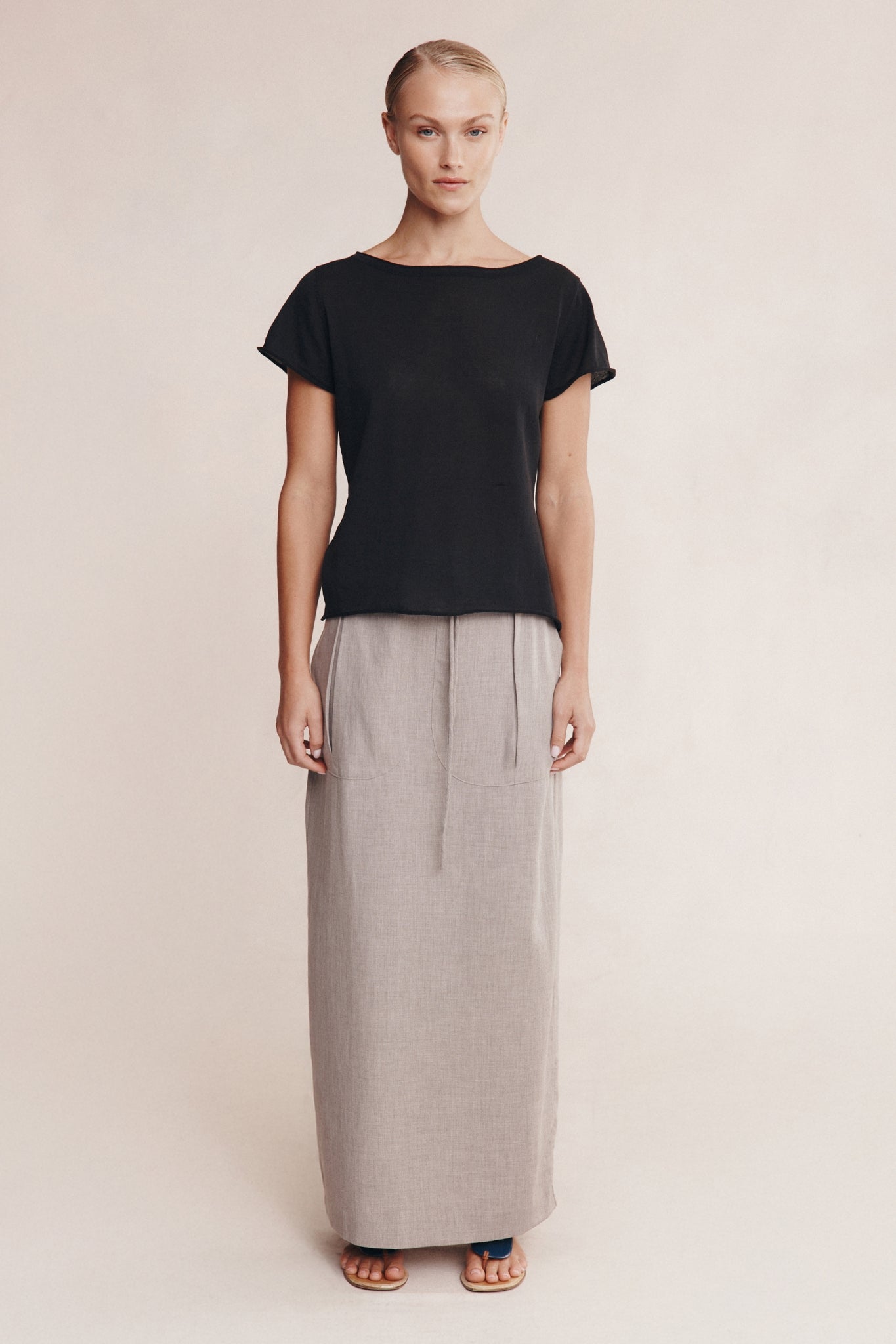 Marle | Lill Knit Tee - Black