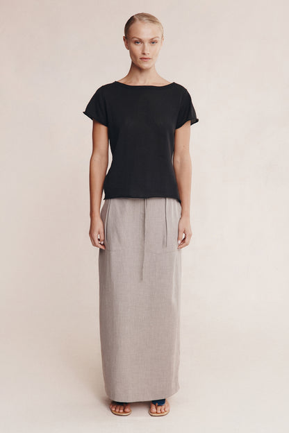 Marle | Lill Knit Tee - Black