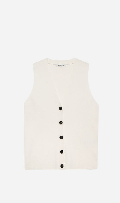 Anine Bing | Lawrence Vest - Ivory