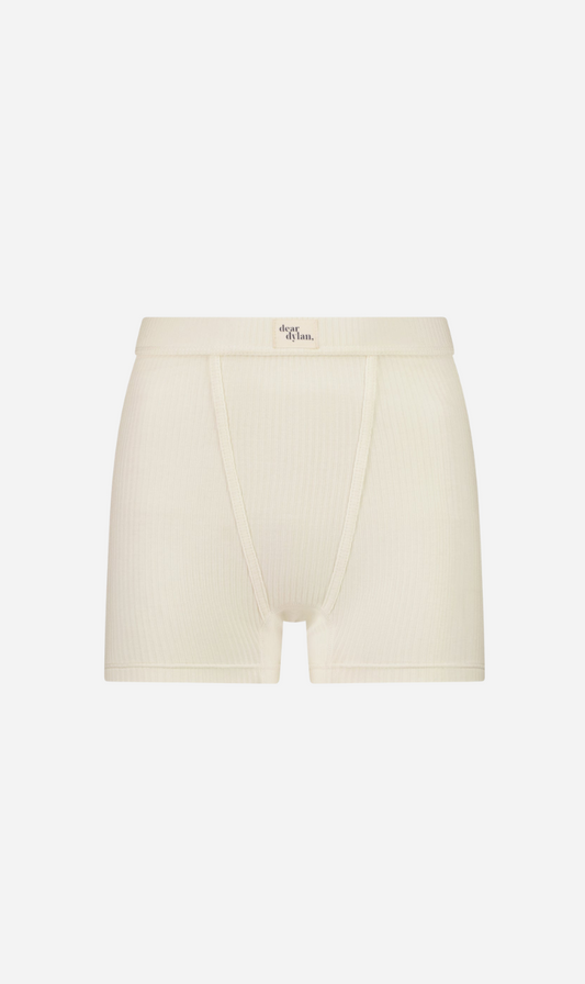 Dear Dylan | Organic Boyfriend Short - Ivory