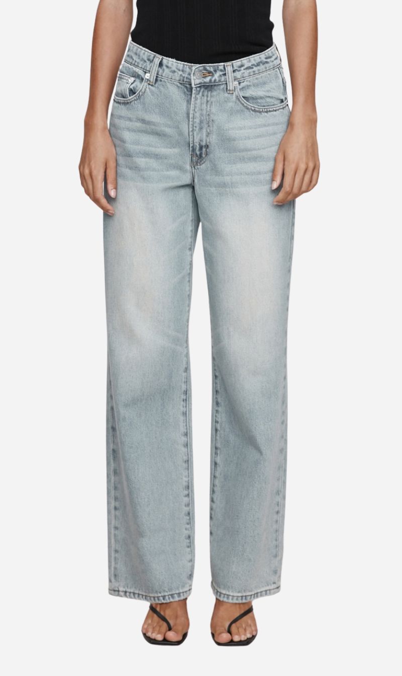 Marle | Wide Leg Jean - Faded Blue