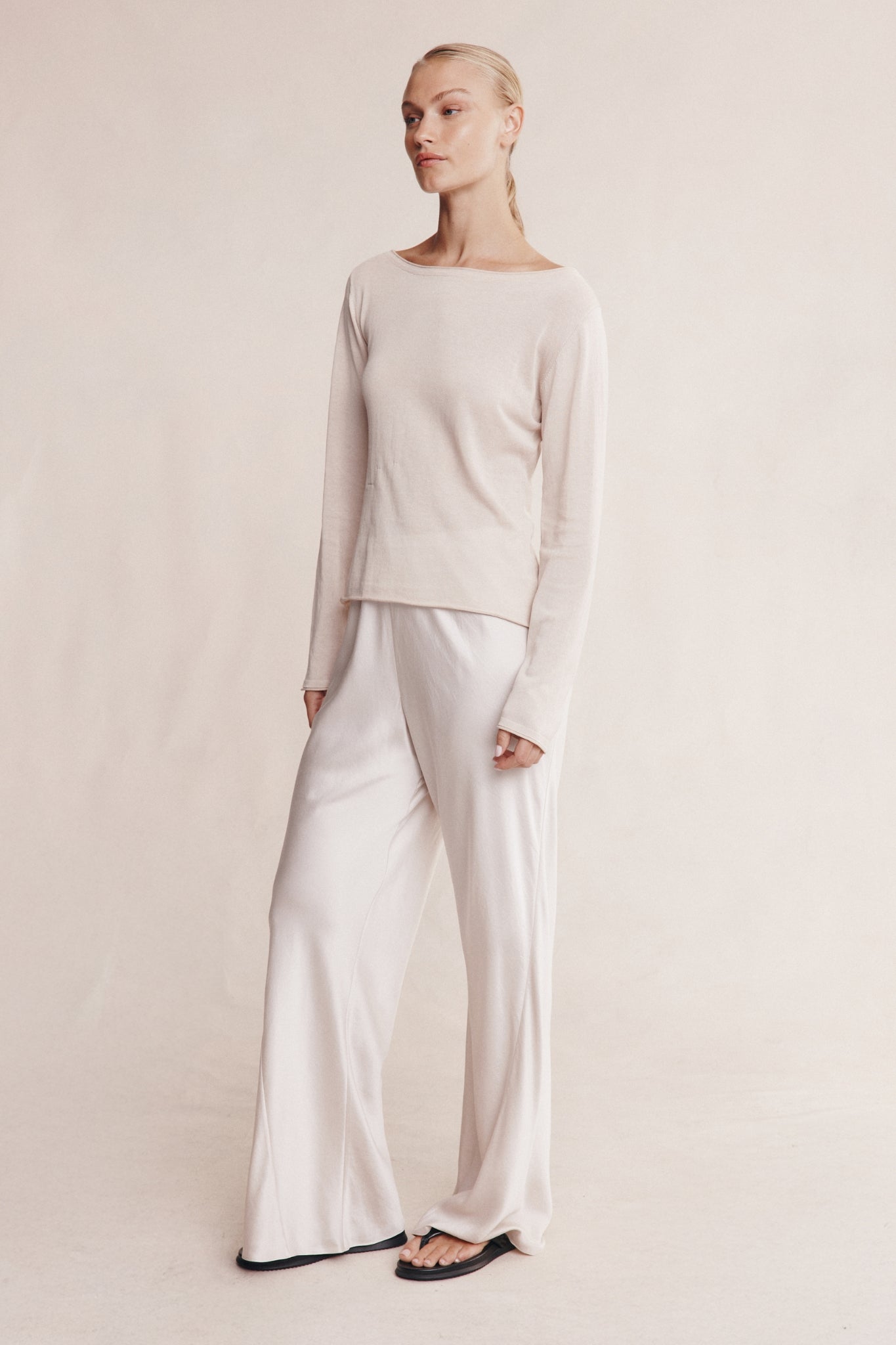 Marle | Jill Knit Top - Pearl