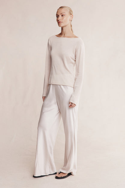Marle | Jill Knit Top - Pearl