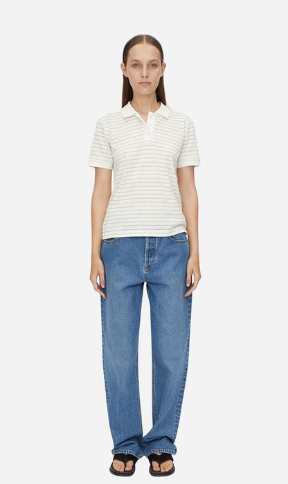 Camilla and Marc  | Europa Polo - Stone Stripe