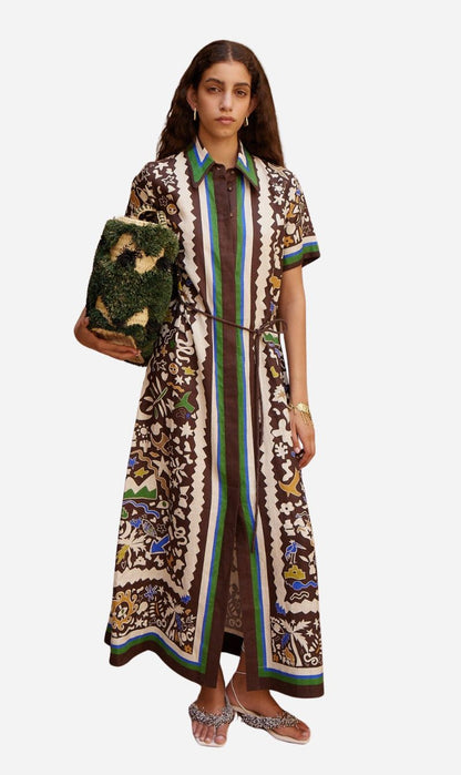 Alemais | Maroc Shirt Dress - Multi