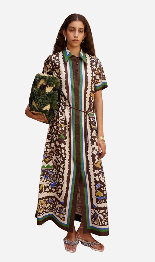 Alemais | Maroc Shirt Dress - Multi