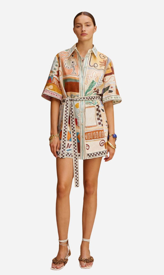Alemais | Michelle Mini Dress - Multi
