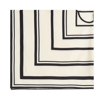 Anine Bing | Eliza Sarong - Ivory & Black Monogram