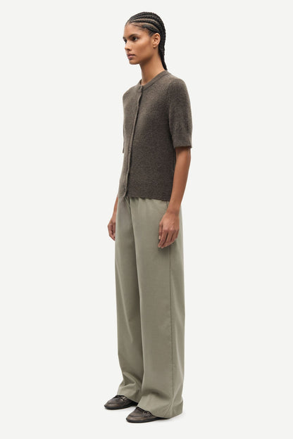 Samsoe Samsoe | Sanoura Short Sleeve Cardigan - Major Brown
