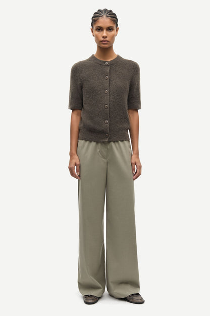 Samsoe Samsoe | Sanoura Short Sleeve Cardigan - Major Brown