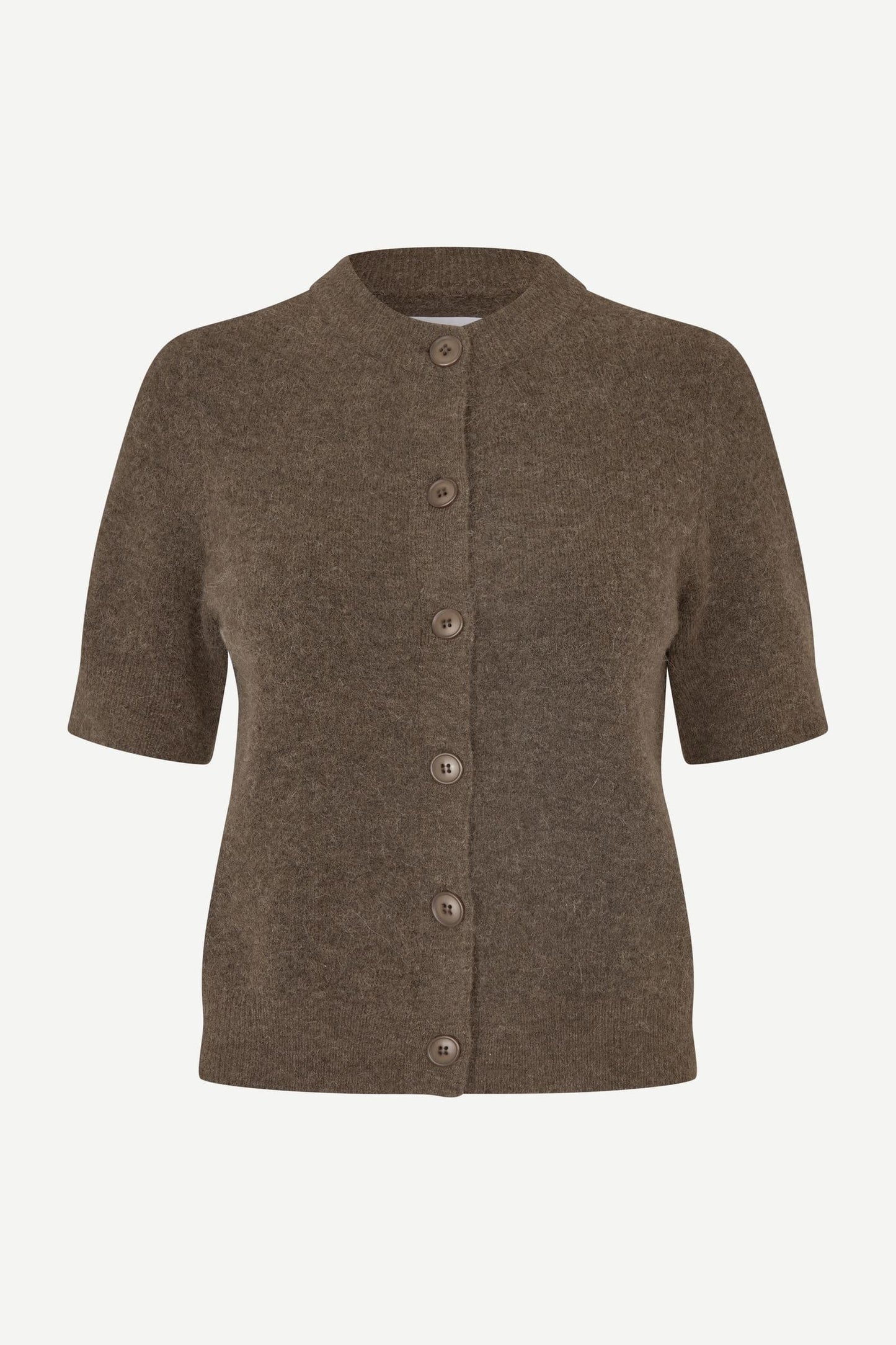 Samsoe Samsoe | Sanoura Short Sleeve Cardigan - Major Brown
