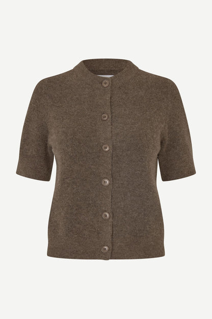 Samsoe Samsoe | Sanoura Short Sleeve Cardigan - Major Brown