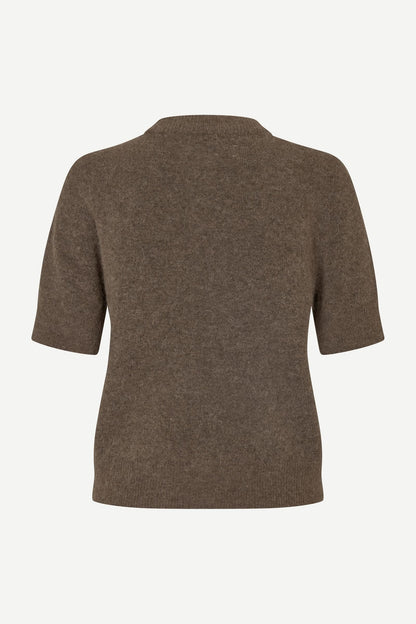 Samsoe Samsoe | Sanoura Short Sleeve Cardigan - Major Brown